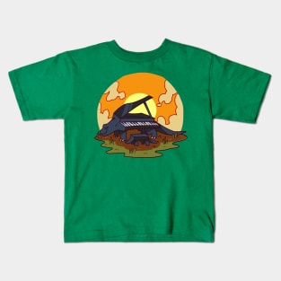 Pianosaurus Kids T-Shirt